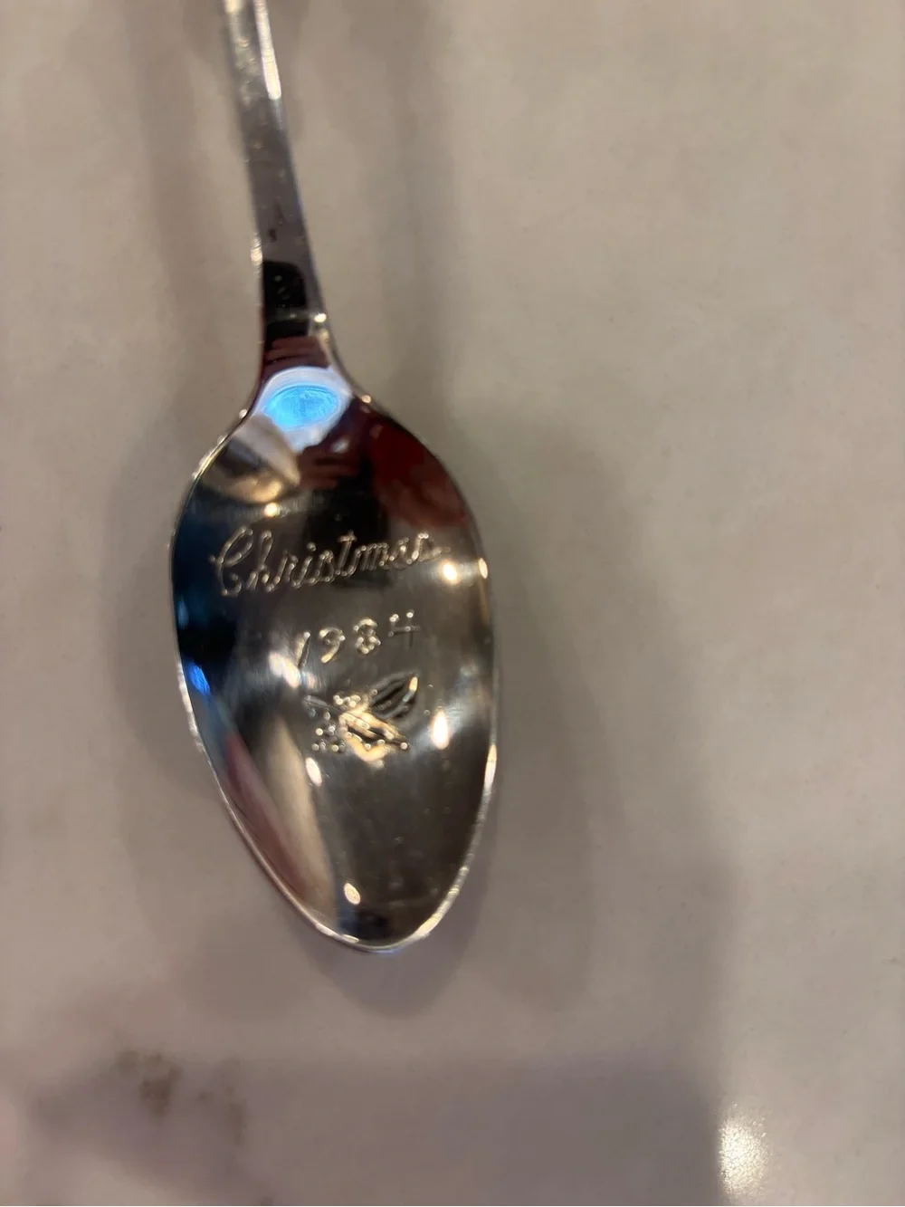 Vintage Reed & Barton Silver plated Christmas Spoon
